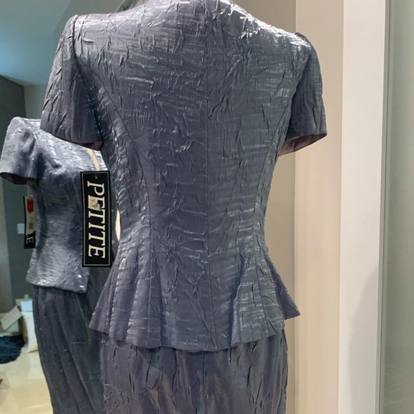 Alex evenings crushed satin suit set NWT - Picture 5 of 7